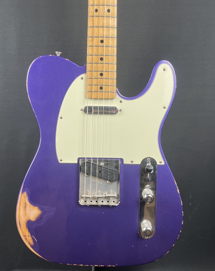 Fender 2019 FSR Purple Road Worn Telecaster &mdash; view 2