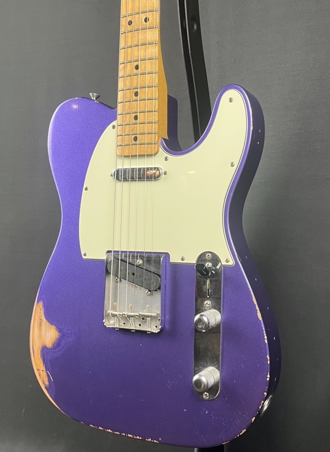 Fender 2019 FSR Purple Road Worn Telecaster &mdash; view 3
