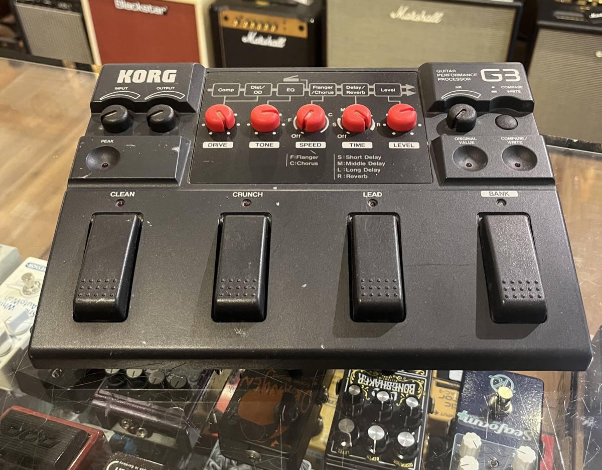 Korg G3 Multi Effects Processor for Guitar w/Manual AC - CONSIGNMENT