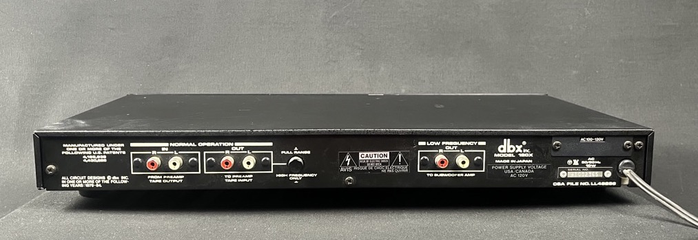 DBX 120X Sub Harmonic Synthesiser Rack Unit - CONSIGNMENT &mdash; view 3