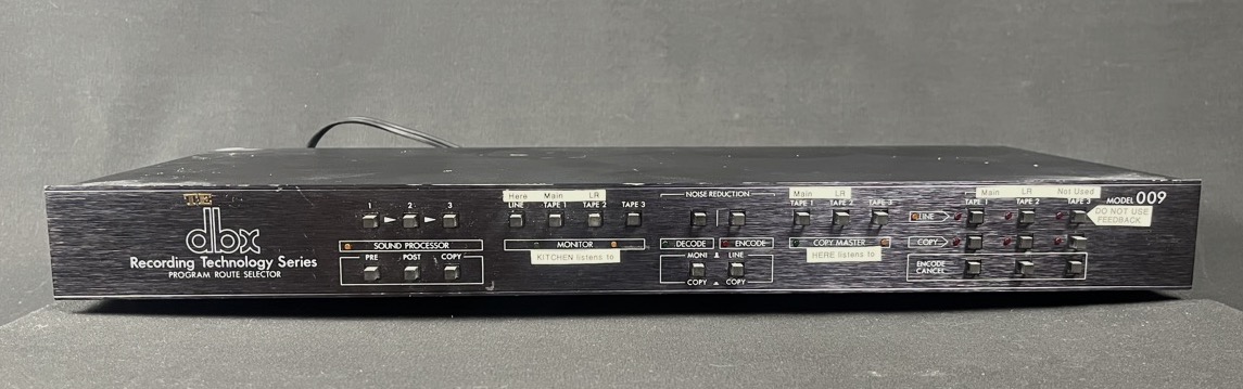 DBX 009 Audio Router Rack Unit - CONSIGNMENT