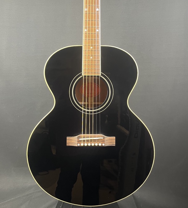 Epiphone IGC J-180 LS Ebony w/OHSC