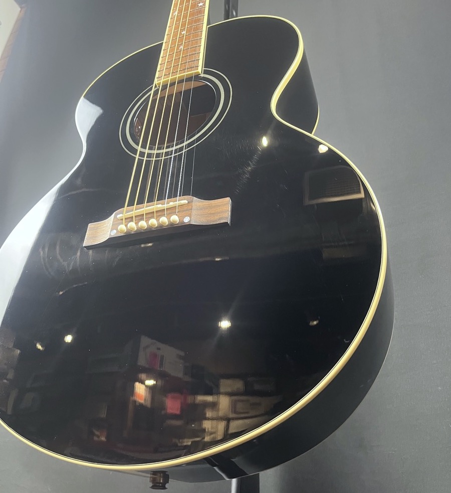 Epiphone IGC J-180 LS Ebony w/OHSC &mdash; view 6