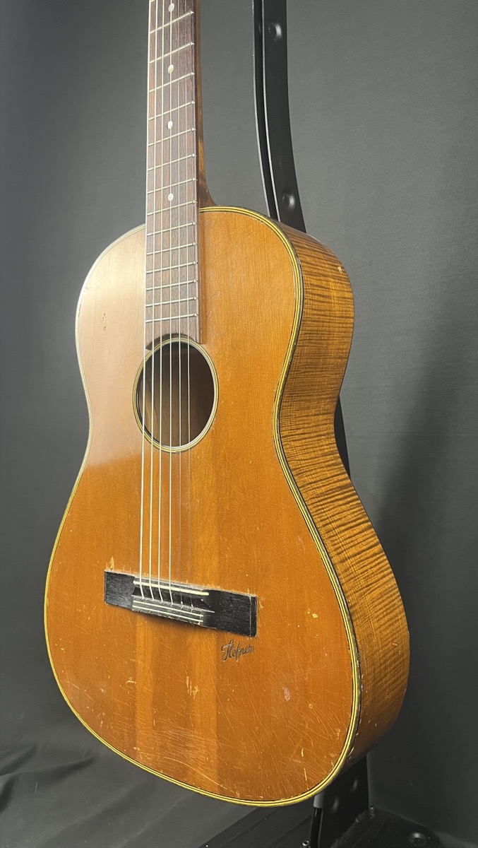 Hofner 483 Parlor Guitar, Early 1950s, Solid Top &mdash; view 2