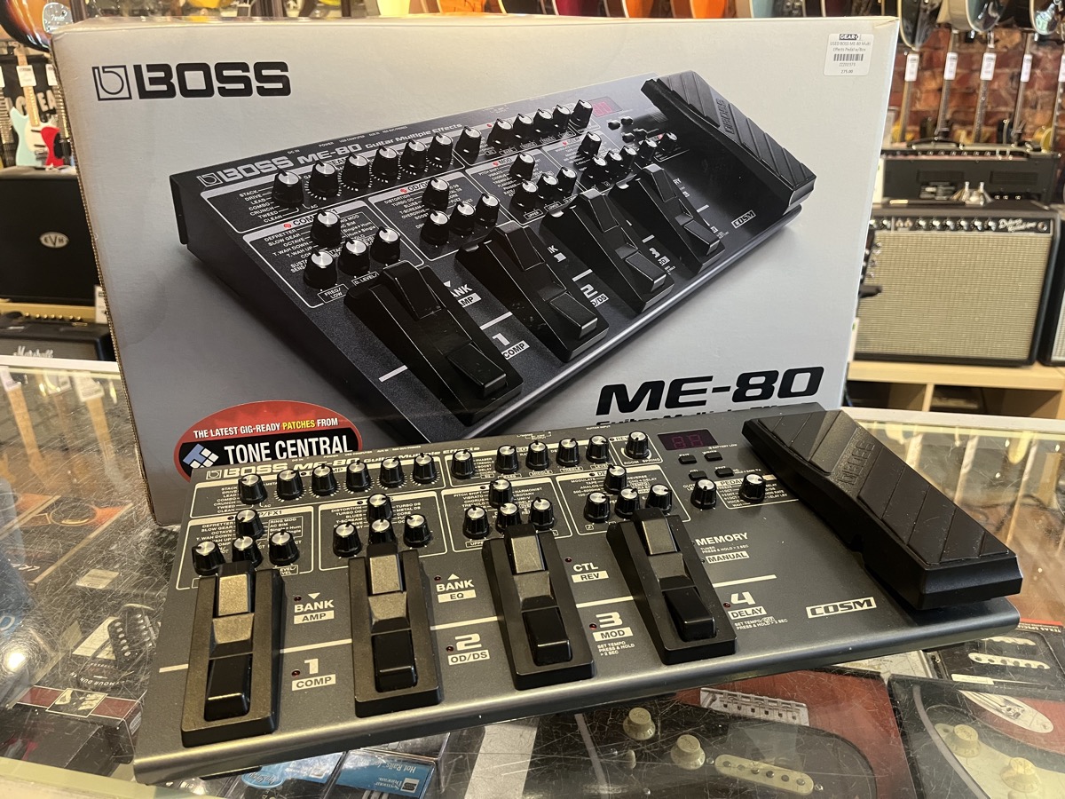 BOSS ME-80 Multi Effects Pedal w/Box