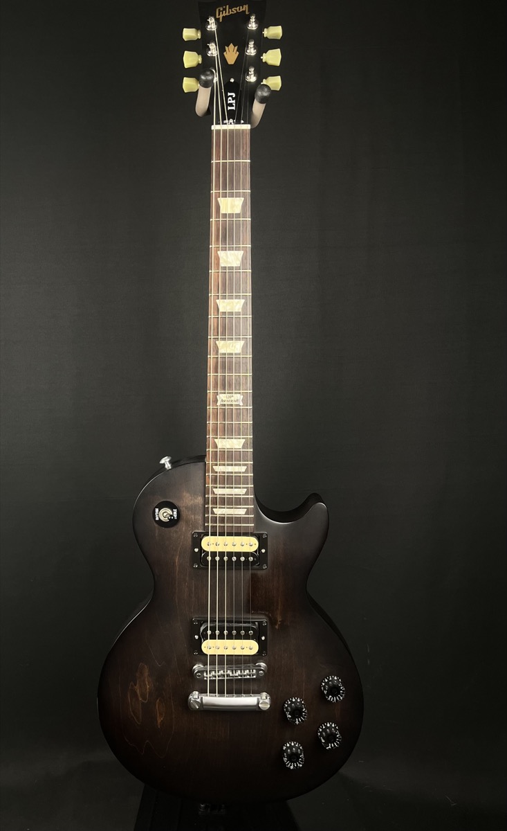 Gibson 2014 LPJ Les Paul Chocolate Brown w/Case - CONSIGNMENT