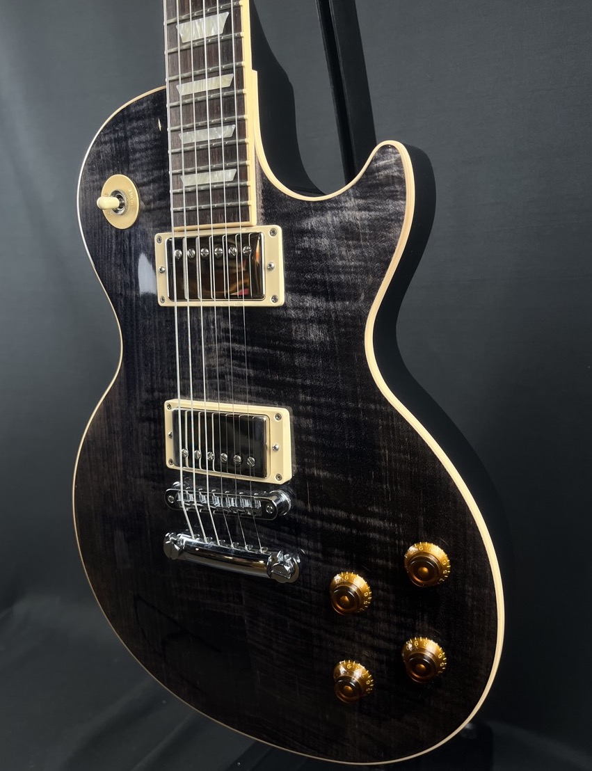 Gibson 2016 Les Paul Standard Translucent Black w/OHSC &mdash; view 2