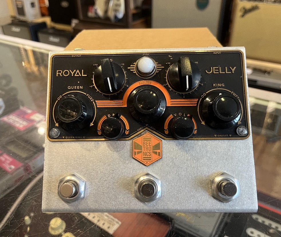 Beetronics Royal Jelly Overdrive Fuzz Pedal w/Box