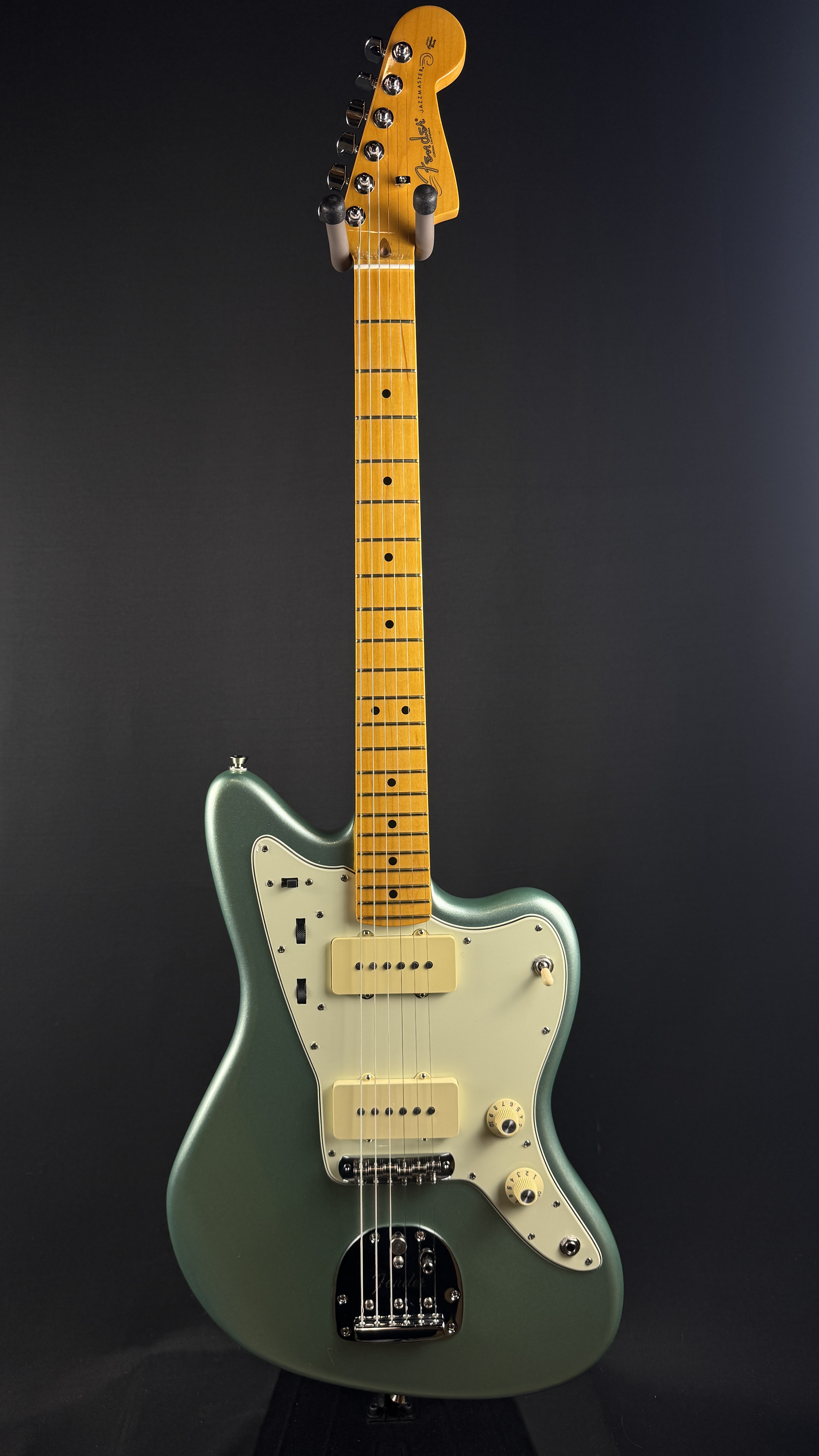 Fender American Pro II Jazzmaster, OHSC, Mystic Surf Green