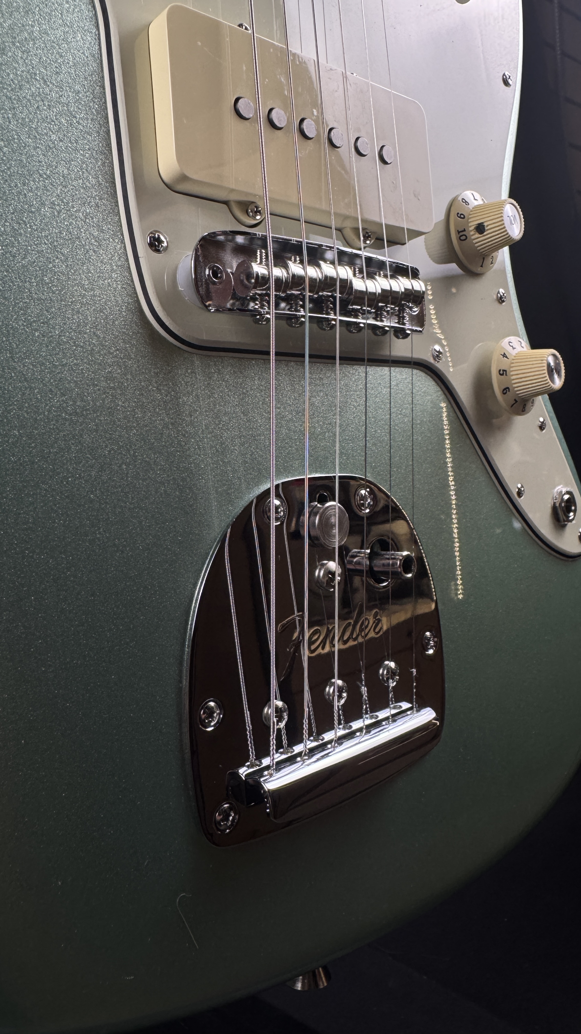 Fender American Pro II Jazzmaster, OHSC, Mystic Surf Green &mdash; view 7