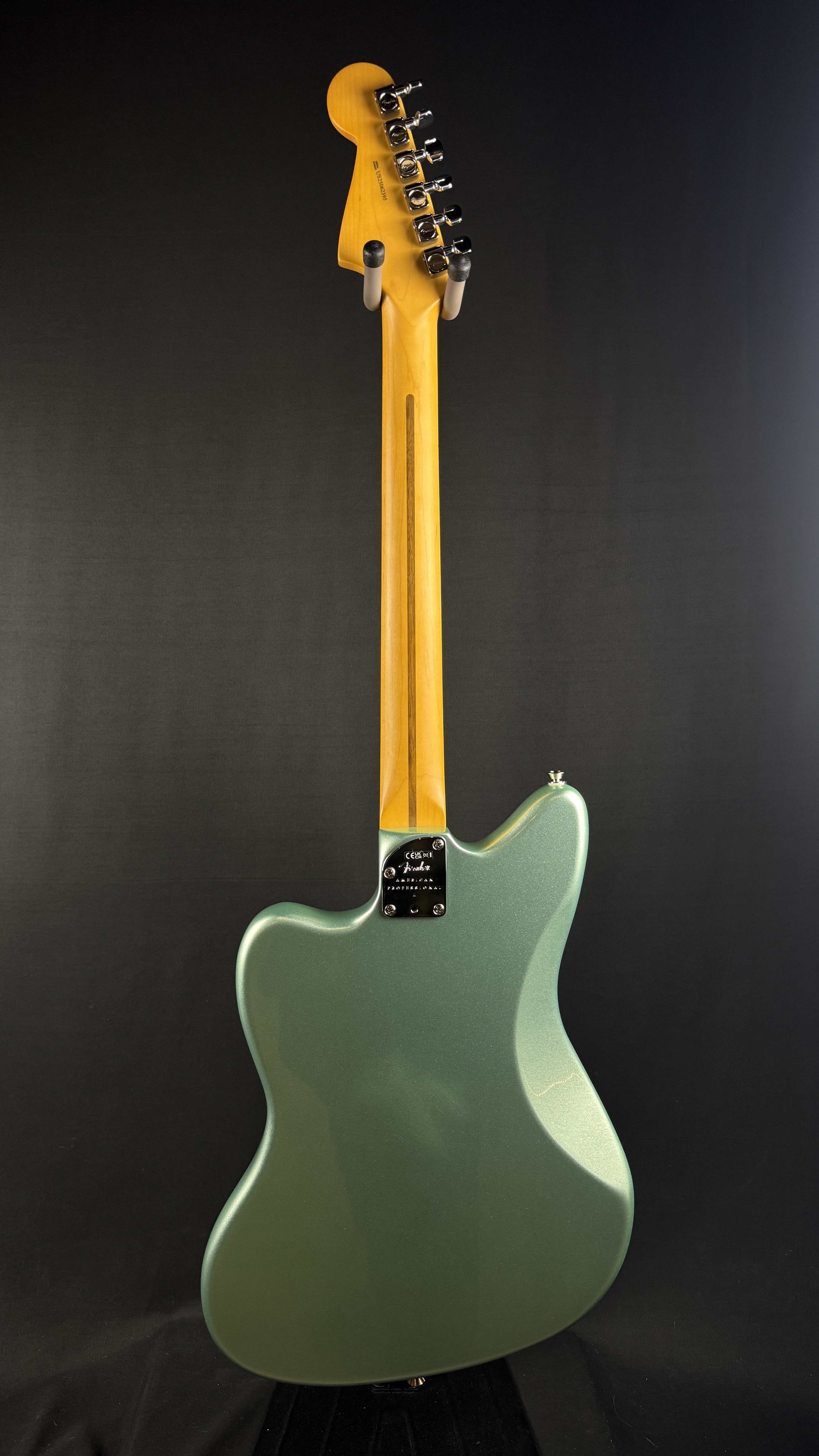 Fender American Pro II Jazzmaster, OHSC, Mystic Surf Green &mdash; view 2