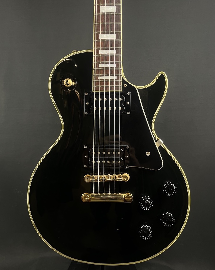 Greco EG800C Les Paul Custom Black w/original bag &mdash; view 2