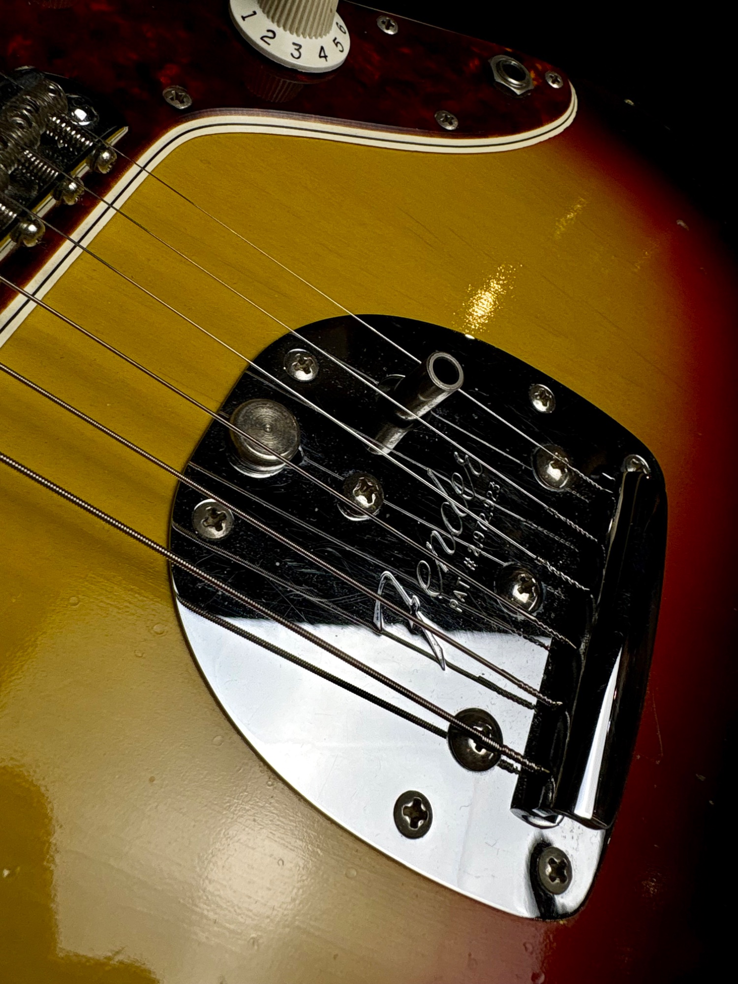 1966 Fender Jazzmaster, 3 Tone Sunburst, OHSC - CONSIGNMENT &mdash; view 12