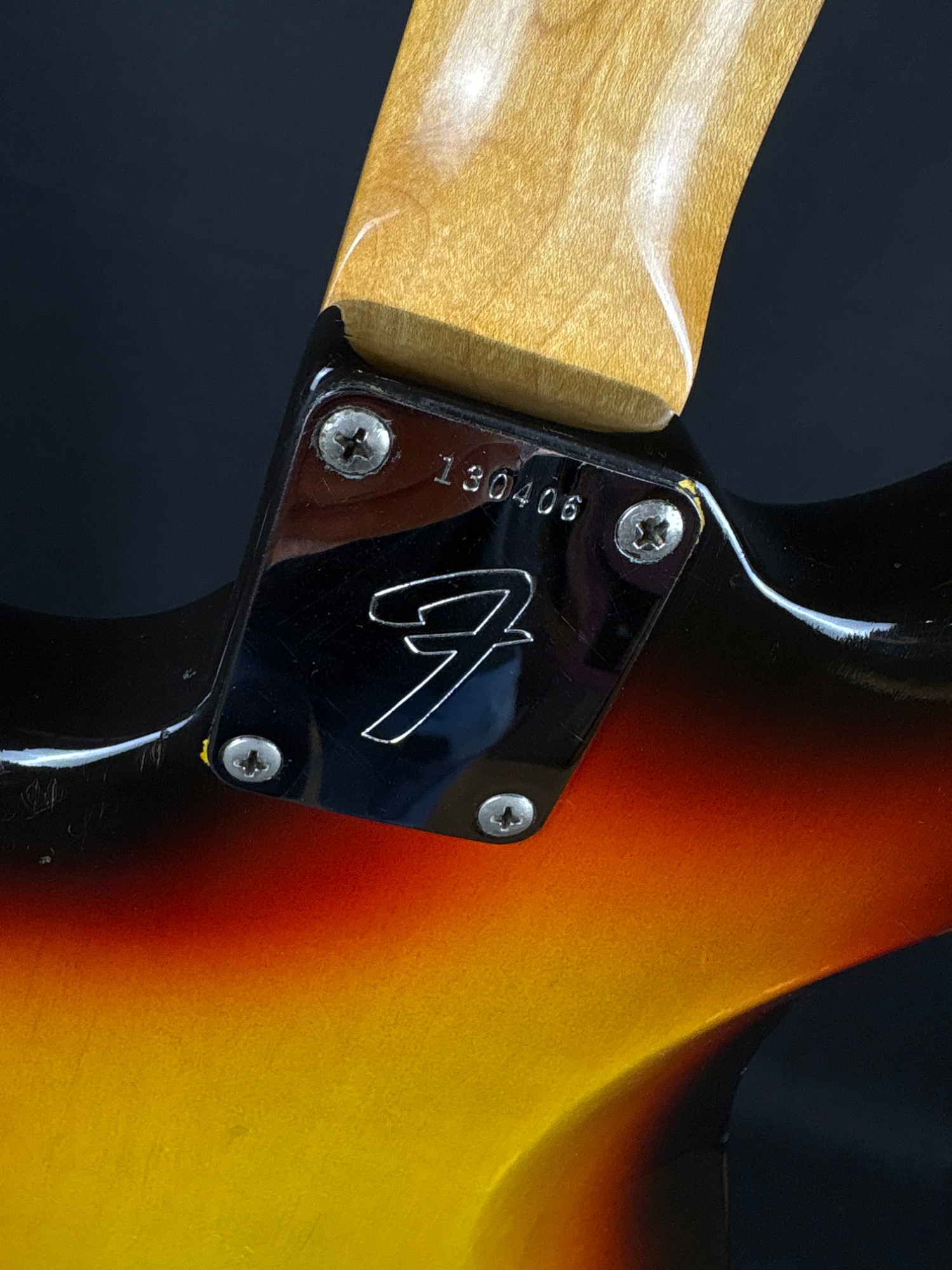 1966 Fender Jazzmaster, 3 Tone Sunburst, OHSC - CONSIGNMENT &mdash; view 7