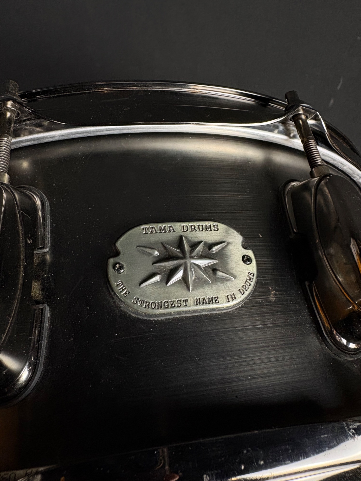 Tama 14" Black Chrome Snare Drum - CONSIGNMENT &mdash; view 5